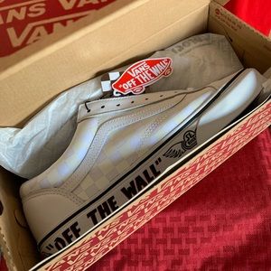 White Checker Old Skools🏁